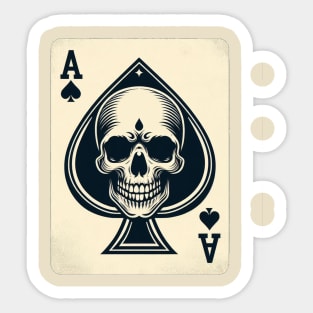 Ace of spades Sticker